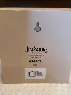 Jim Shore “J” Heartwood Creek Collection Enesco 0309CI